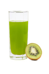 Fototapeta na wymiar Fresh kiwi juice