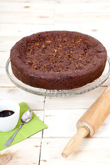 Torta al cioccolato con caffè