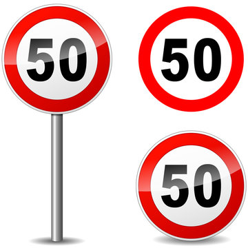 Vector fifty sign