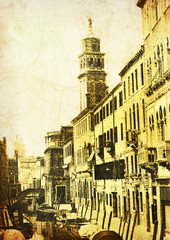 Naklejka premium Venetian Canal