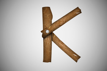Wooden alphabet