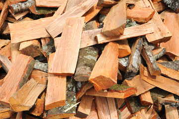 Multitude of wood