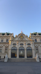 Fototapeta na wymiar ウィーンのベルヴェデーレ宮殿
