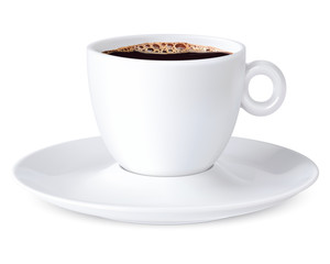 Coffee cup isolated. Vector illustration