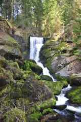 Fototapeta na wymiar Triberg Waterfalls in Black Forest (Schwarzwald), Germany
