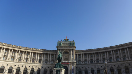 Fototapeta na wymiar ウィーンのホーフブルク宮殿