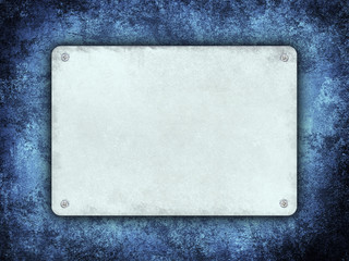 Fototapeta premium Plate with space for text on grunge background