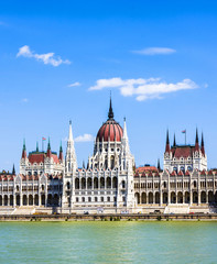 Obraz premium famous parliament of Hungary in Budapest