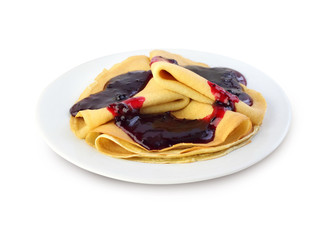 Crepes with confiture