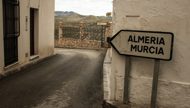Direction Sign in Spain