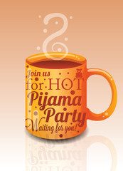 Pijama party invitation