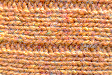 Wool textured orange color
