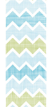 Fabric textured chevron stripes vertical seamless pattern