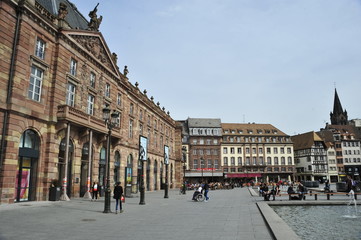 Kleber square in Strasbourg, France
