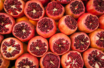ripe pomegranate