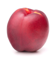 Nectarine fruit isolated on white background cutout