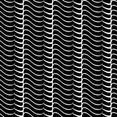 Seamless striped pattern. Wavy lines texture.