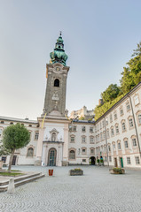 Fototapeta na wymiar Świętego Piotra Archabbey w Salzburg, Austria