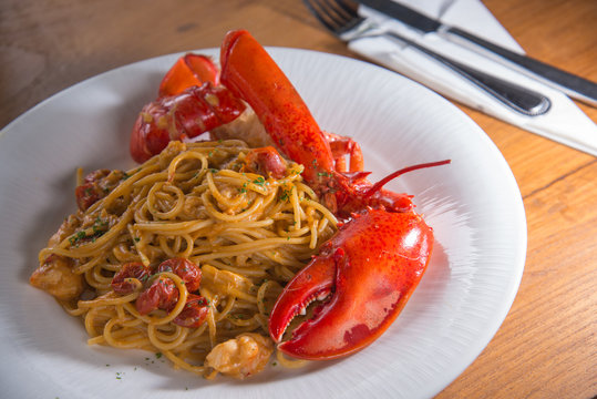 Spaghetti lobster