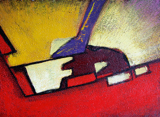 abstract oil paint texture on canvas