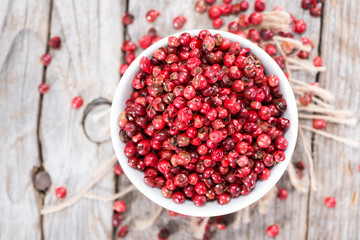 Pink Peppercorns (close-up shot)