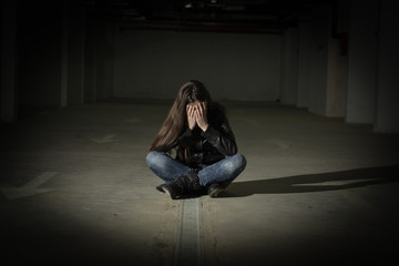 Depressed Teenage Girl