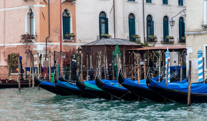 Obraz na płótnie Canvas Gondole w Wenecji