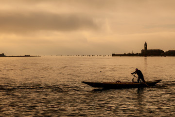 Fototapeta premium Gondolas in Venice