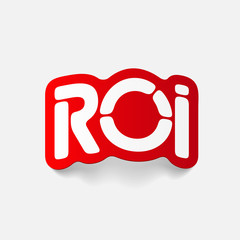 realistic design element: ROI