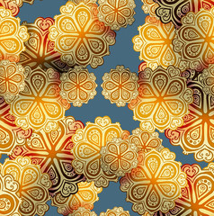 Ornamental seamless pattern