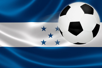 Soccer Ball Leaps Out of Honduras' Flag