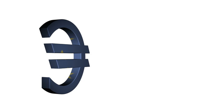 European Union Euro Flag Reflection