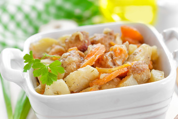 Meat with vegetables