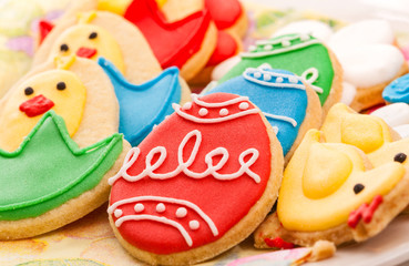 easter decoration - gingerbread cookies