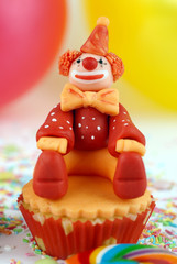cupcake con pagliaccio