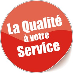 étiquette la qualité à votre service