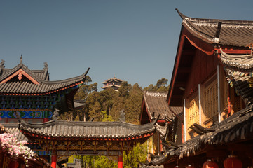 Fototapeta premium Historic town of Lijiang,UNESCO World heritage site.