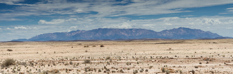 Panorama of the Namib stone desert