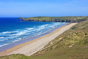 Perranporth beach, Cornwall