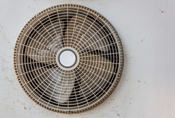 condenser fan and old rust