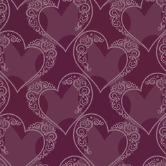 Obraz na płótnie Canvas Stylized heart for Valentine's day.cdr
