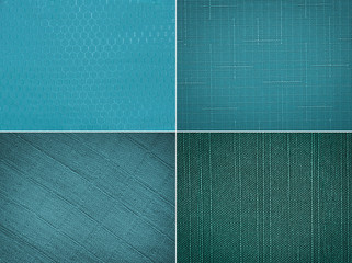 Fototapeta premium Set fabric texture background