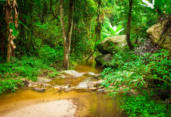 Doi Suphet national park waterfall, Chang Mai,Thailand