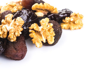 Dried apricots and plums