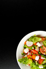 Fototapeta na wymiar vegetable salad