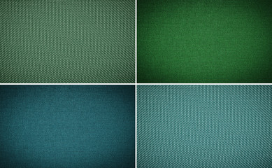 Fototapeta premium Set fabric texture background