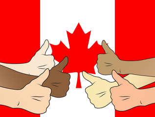 thumbs up canada
