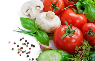Vegetables for salad .Healthy eating.