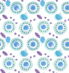 Geometric seamless pattern