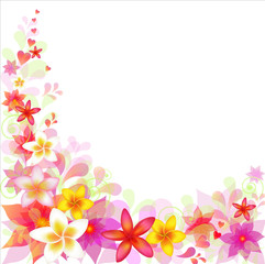 Abstract Floral Background